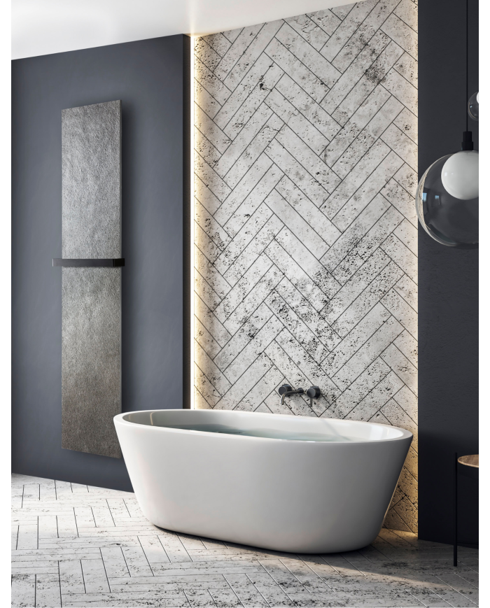 Radiateur eau chaude pierre naturelle roche de mer - Cosy art