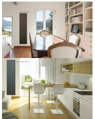 Radiateur mixte résine imitation pierre Grafite - Cosy art