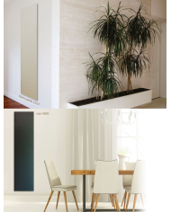 Radiateur eau chaude résine imitation pierre Graphite - Cosy art