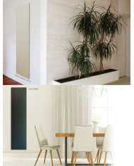 Radiateur eau chaude résine imitation pierre Graphite - Cosy art