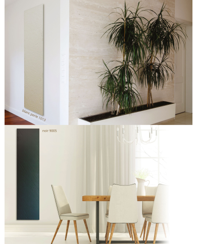 Radiateur électrique résine imitation pierre Ardoise - Cosy art