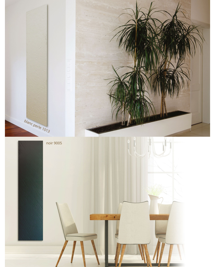 Radiateur électrique résine imitation pierre Ardoise - Cosy art