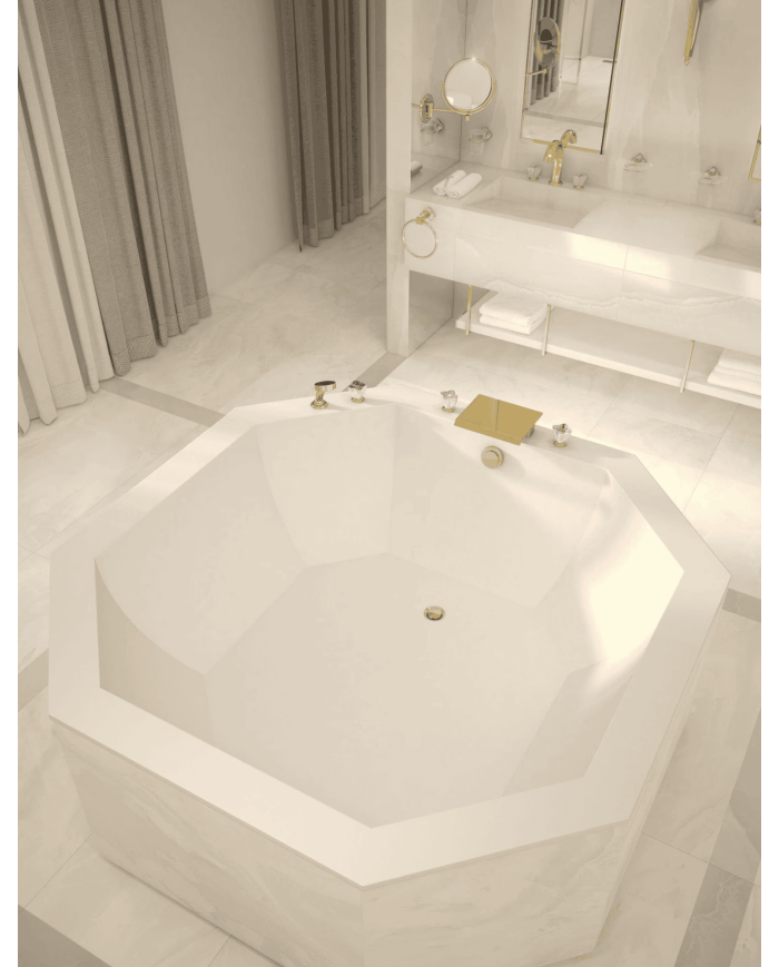 Baignoire octogonale Athènes - THG Paris