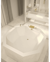 Baignoire octogonale Athènes - THG Paris