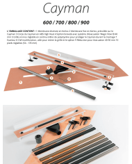 Caniveau Cayman Low 60/70/80/90 - Carrodrain