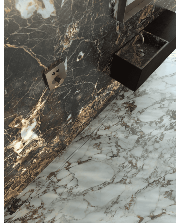 caniveau drain invisible carrodrain | 4 longueurs inox