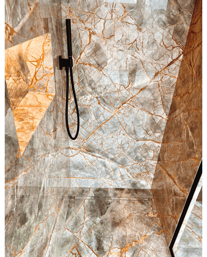 caniveau drain invisible carrodrain | 4 longueurs inox