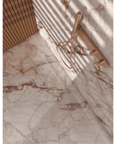 caniveau drain invisible carrodrain | 4 longueurs inox