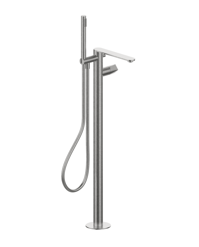 Kit mitigeur de bain au sol + douchette Aline - Frattini