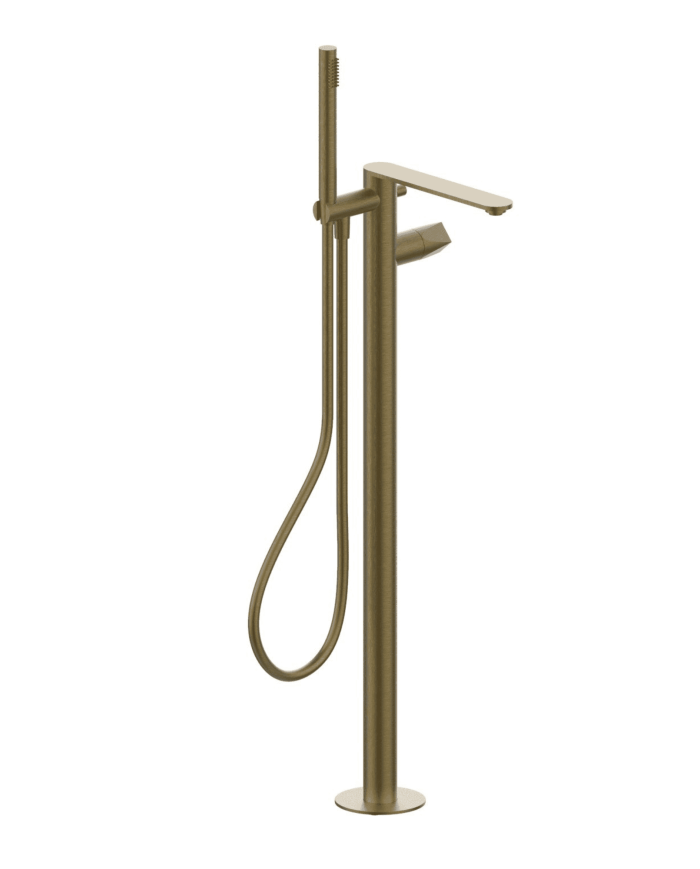 Kit mitigeur de bain au sol + douchette Aline - Frattini