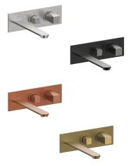 Kit mitigeur baignoire avec inverseur 2 voies Aline - Frattini