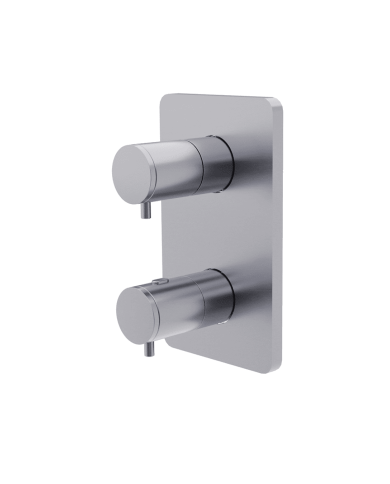 Façade douche thermostatique 2 sorties Foil - Ondyna