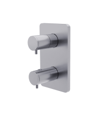 Façade douche thermostatique 2 sorties Foil - Ondyna