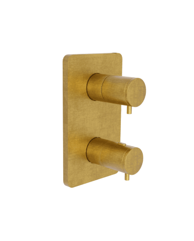 Façade douche thermostatique 2 sorties Foil - Ondyna