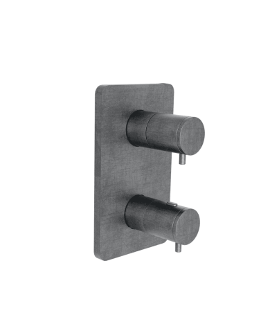 Façade douche thermostatique 2 sorties Foil - Ondyna