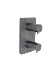 Façade douche thermostatique 2 sorties Foil - Ondyna