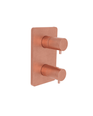 Façade douche thermostatique 2 sorties Foil - Ondyna