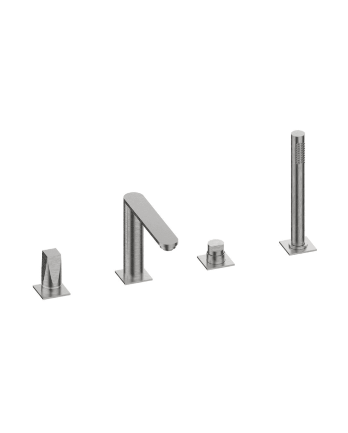 Mitigeur de bain sur gorge avec douchette et goulot Aline - Frattini