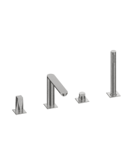 Mitigeur de bain sur gorge avec douchette et goulot Aline - Frattini