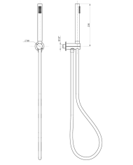 Kit mitigeur baignoire avec inverseur 3 voies Aline - Frattini