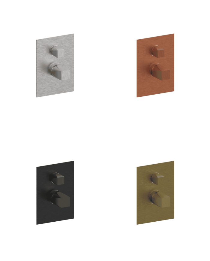 Monocommande encastrée 2 voie Aline - Frattini