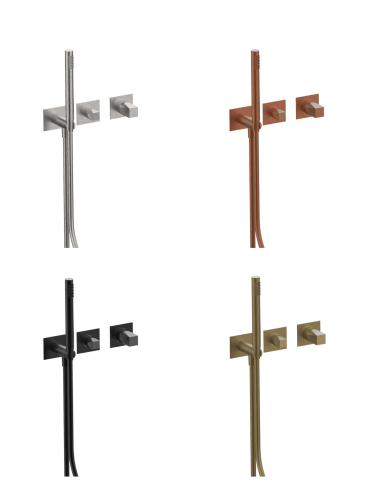 Kit mitigeur 2 encastré 2/3 voies Aline - Frattini