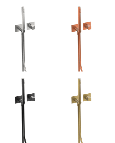 Kit mitigeur monocommande + douchette Aline - Frattini