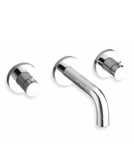 Mélangeur lavabo mural 3 trous Triverde - Ondyna