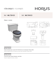 WC rétro Horus Julia | Céramique française vintage