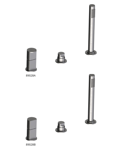 copy of Kit mitigeur baignoire avec inverseur 2/3 voies Borgia - Frattini