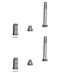 Mitigeur bain sur gorge Borgia - Frattini