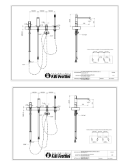 Mitigeur bain sur gorge bec Borgia - Frattini