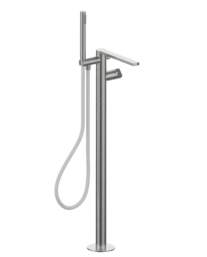 Kit mitigeur de bain au sol avec douchette Borgia - Frattini