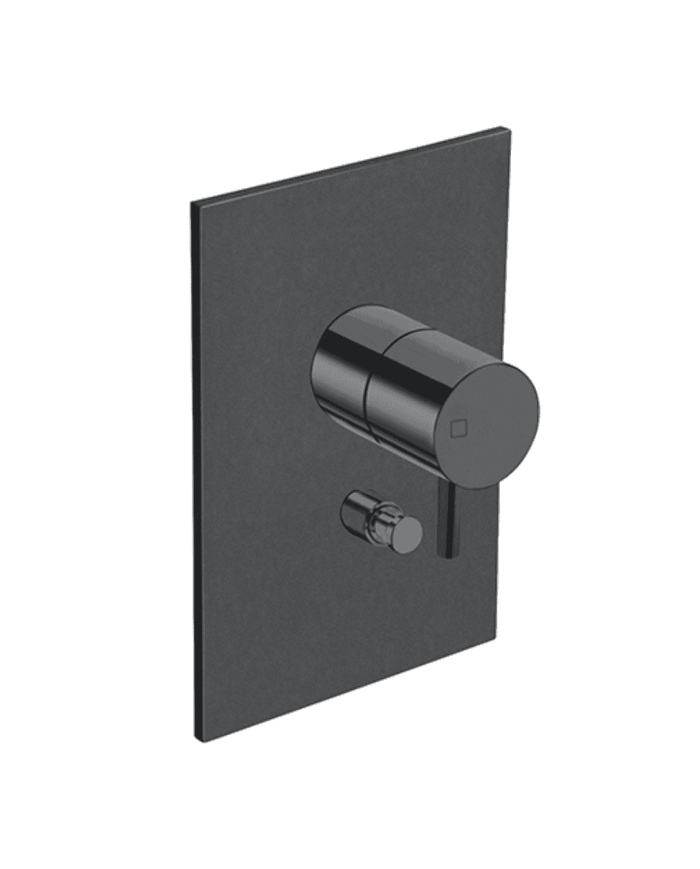 Façade douche mitigeur 2 sorties Triverde - Ondyna