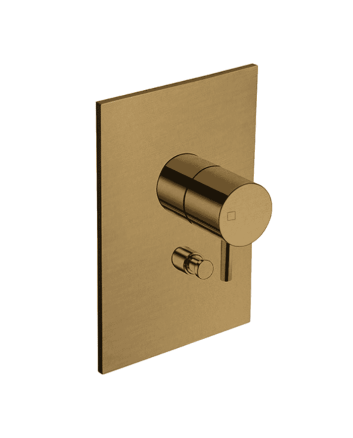 Façade douche mitigeur 2 sorties Triverde - Ondyna