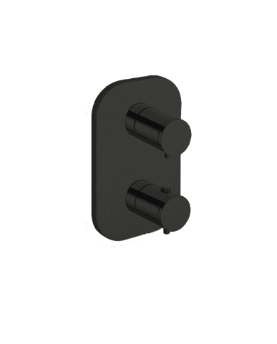 Façade douche thermostatique 2 sorties Triverde - Ondyna