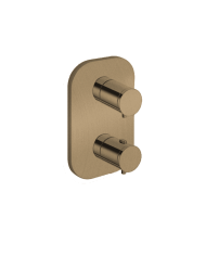 Façade douche thermostatique 2 sorties Triverde - Ondyna