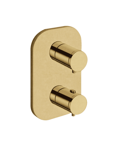 Façade douche thermostatique 2 sorties Triverde - Ondyna