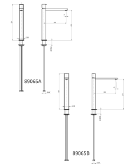 Mitigeur haut lavabo Borgia - Frattini