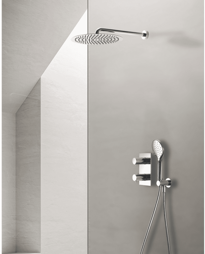 Pack douche thermostatique encastré Triverde - Ondyna