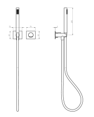 Kit mitigeur monocommande et douchette Borgia - Frattini
