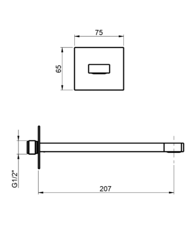 copy of Kit mitigeur baignoire avec inverseur 2/3 voies Borgia - Frattini