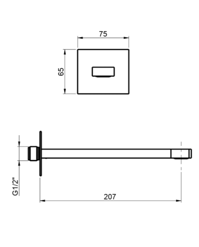 Mitigeur lavabo à encastrer Borgia - Frattini