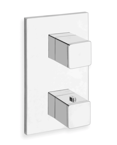 Façade thermostatique 2 sorties Quadri S - Ondyna