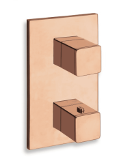 Façade thermostatique 2 sorties Quadri S - Ondyna