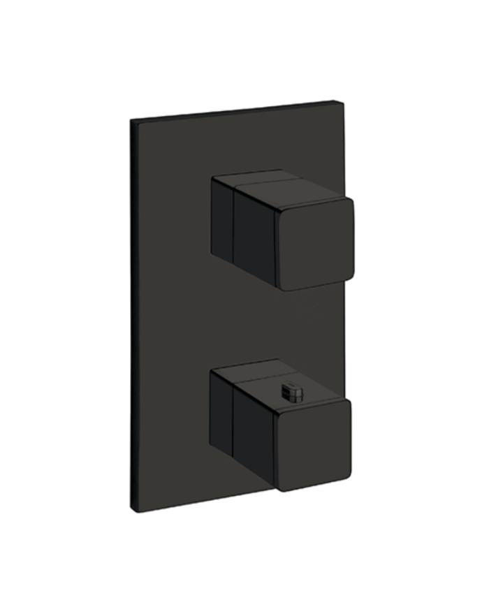 Façade thermostatique 2 sorties Quadri S - Ondyna