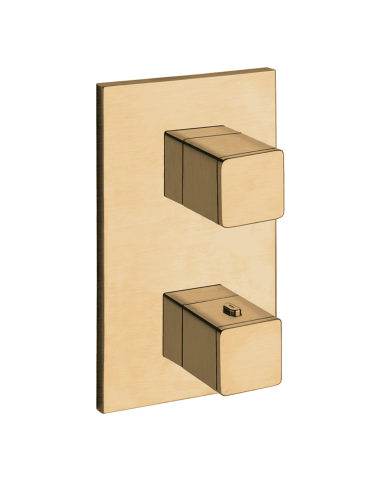 Façade thermostatique 2 sorties Quadri S - Ondyna