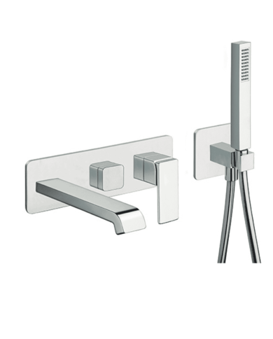 Façade mitigeur 2 sorties Quadri S - Ondyna