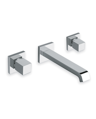 Façade mélangeur 3 trous Quadri - Ondyna