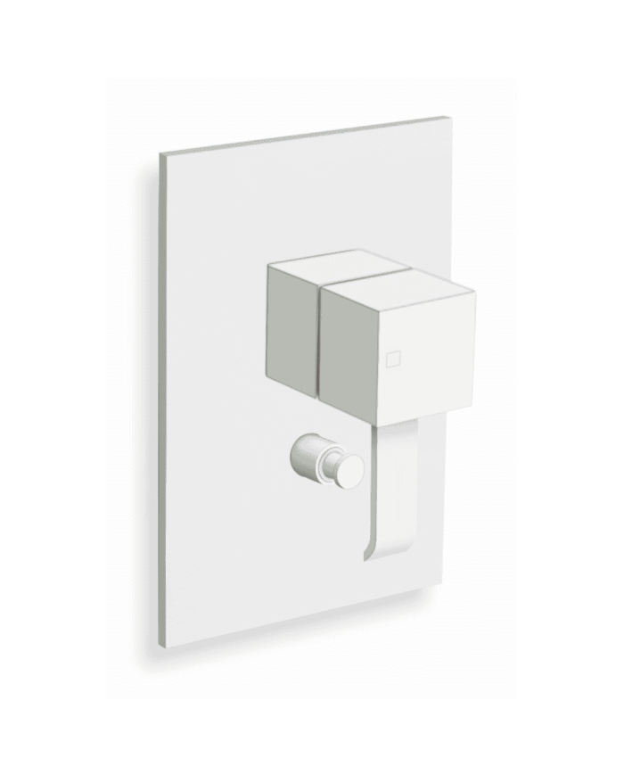 Façade douche mitigeur ABS Quadri - Ondyna